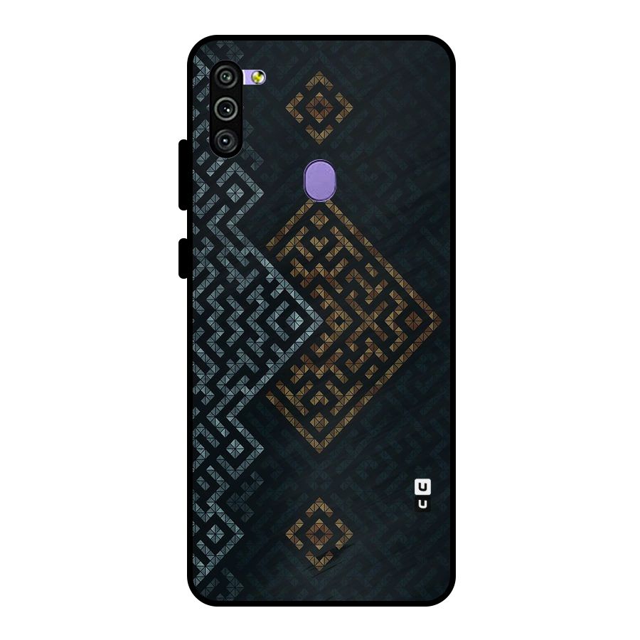 Smart Maze Metal Back Case for Galaxy M11