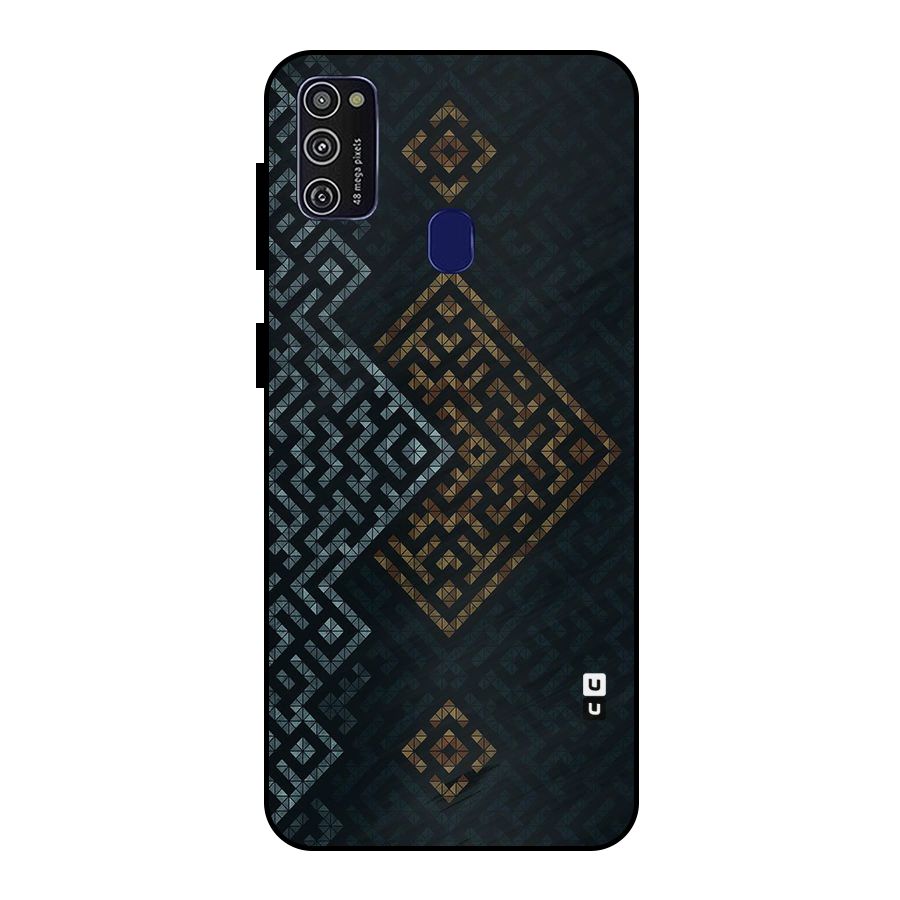 Smart Maze Metal Back Case for Galaxy M21