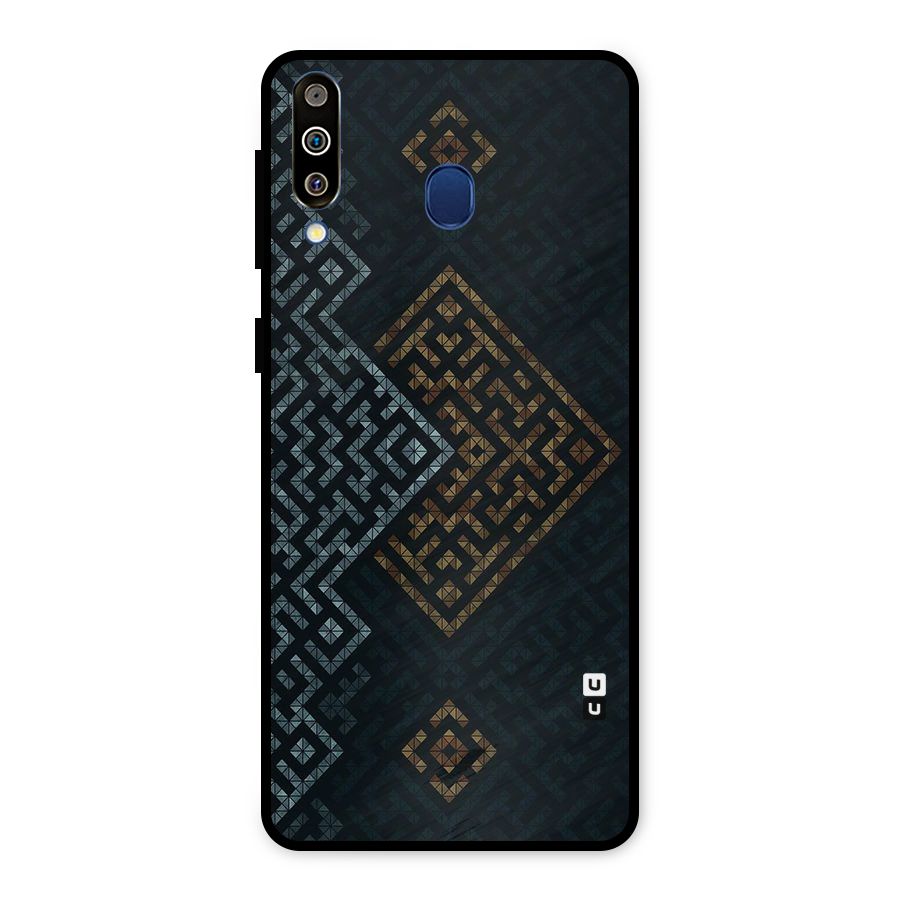 Smart Maze Metal Back Case for Galaxy M30