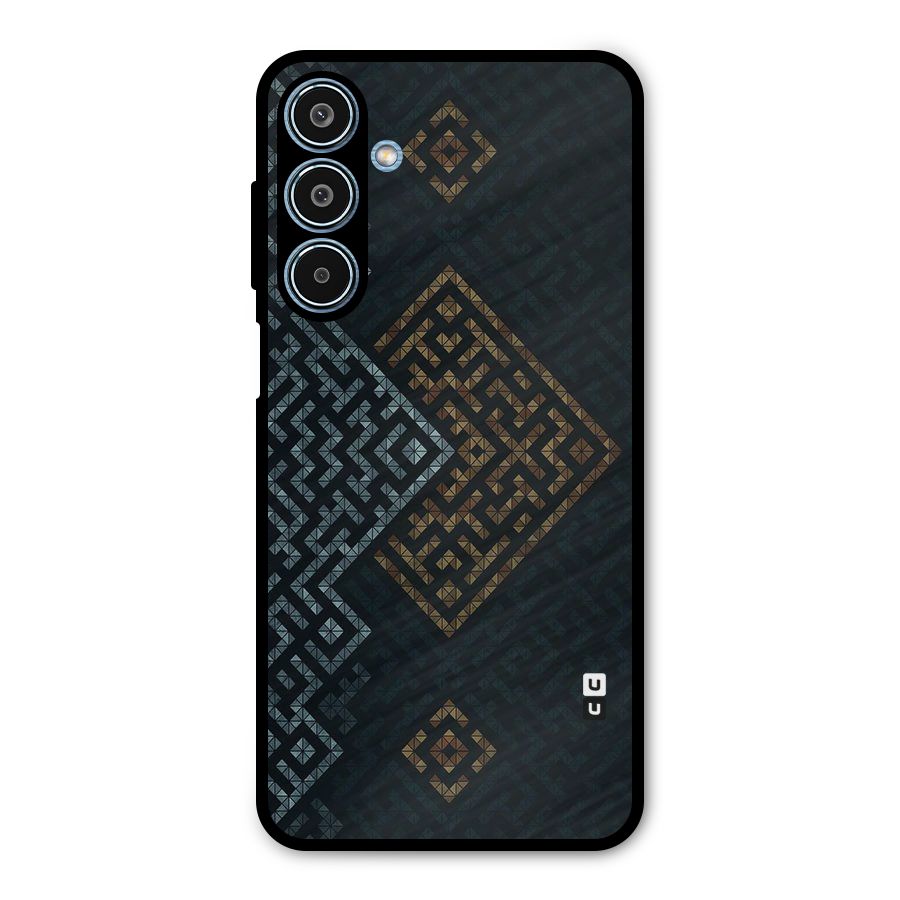 Smart Maze Metal Back Case for Galaxy M35