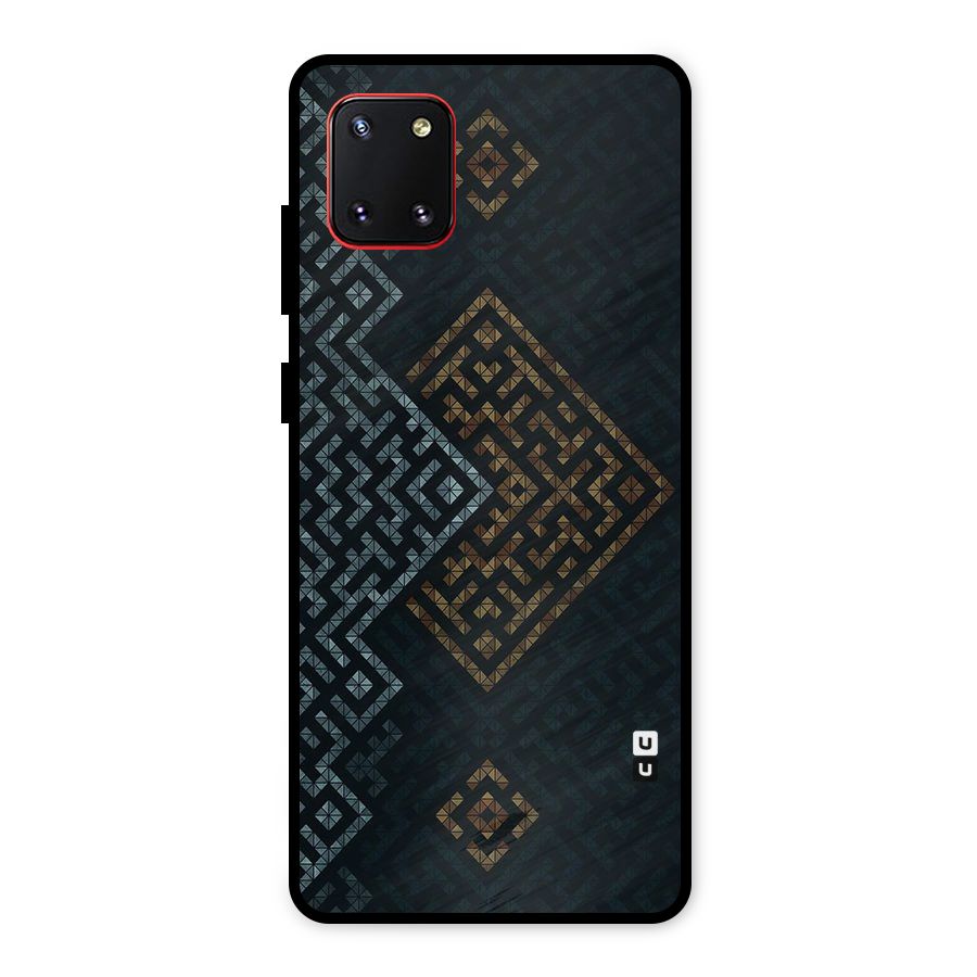 Smart Maze Metal Back Case for Galaxy Note 10 Lite