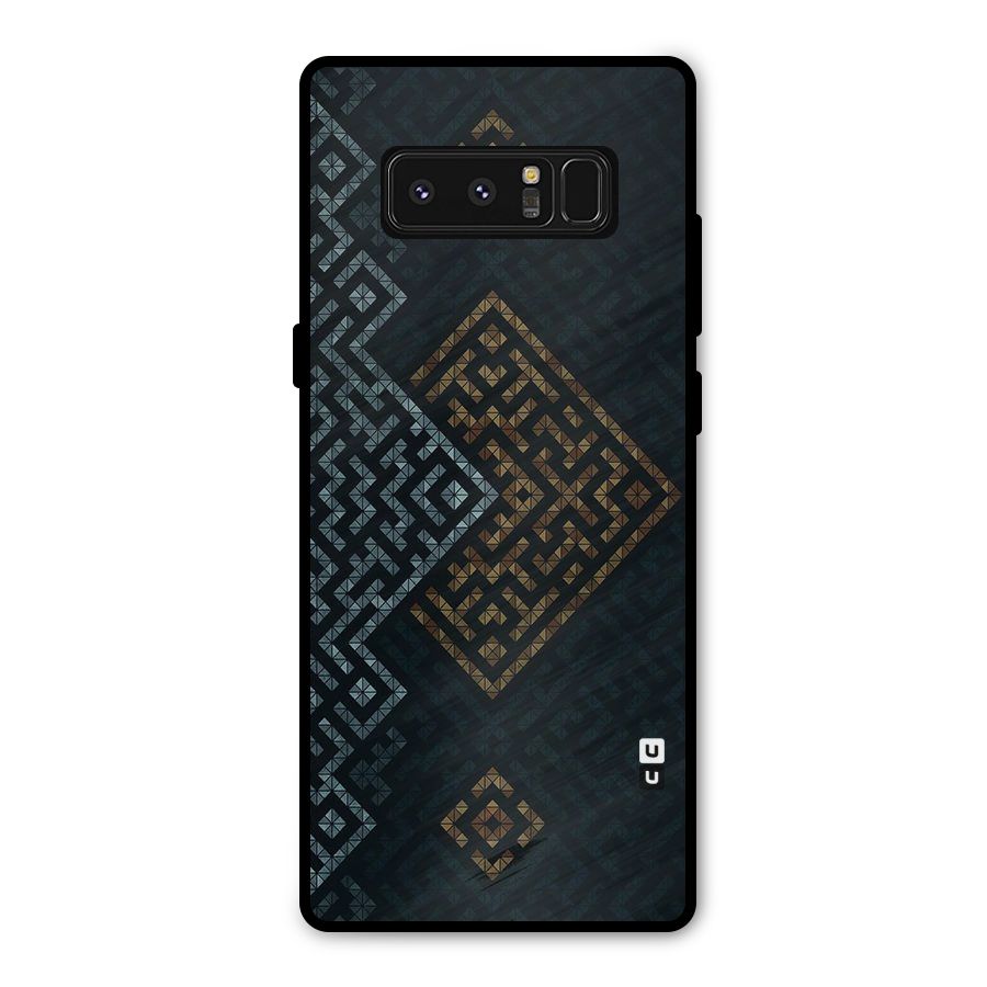 Smart Maze Metal Back Case for Galaxy Note 8