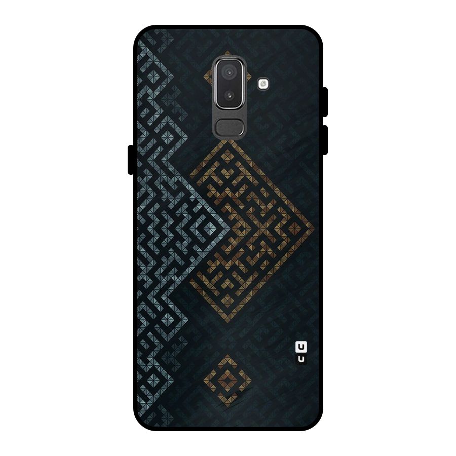 Smart Maze Metal Back Case for Galaxy On8 (2018)