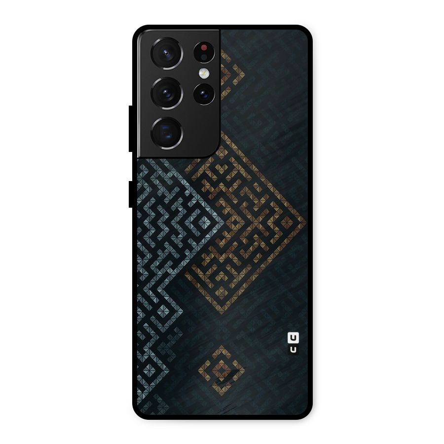 Smart Maze Metal Back Case for Galaxy S21 Ultra 5G