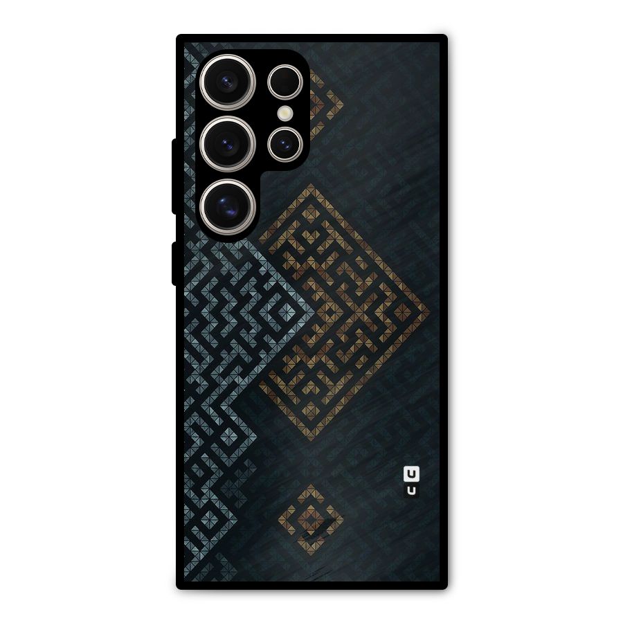 Smart Maze Metal Back Case for Galaxy S24 Ultra