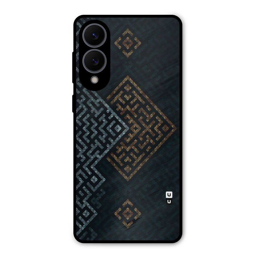 Smart Maze Metal Back Case for Galaxy S25 Edge