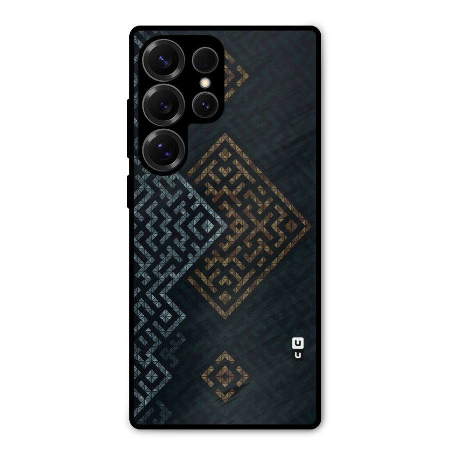 Smart Maze Metal Back Case for Galaxy S25 Ultra