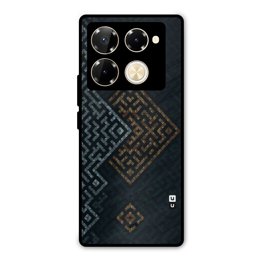 Smart Maze Metal Back Case for Infinix Note 40 Pro Plus