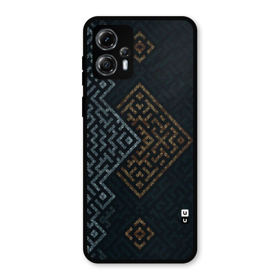 Smart Maze Metal Back Case for Moto G13