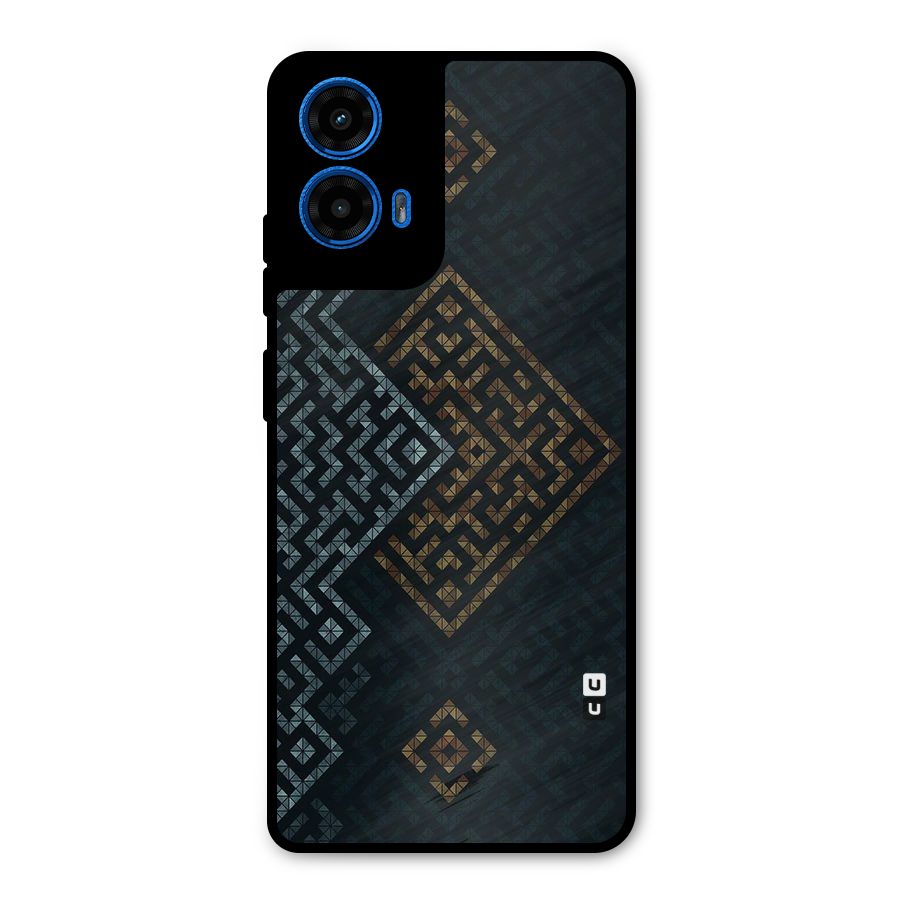 Smart Maze Metal Back Case for Moto G45