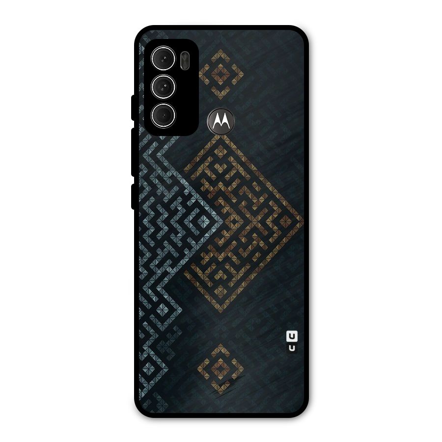 Smart Maze Metal Back Case for Moto G60