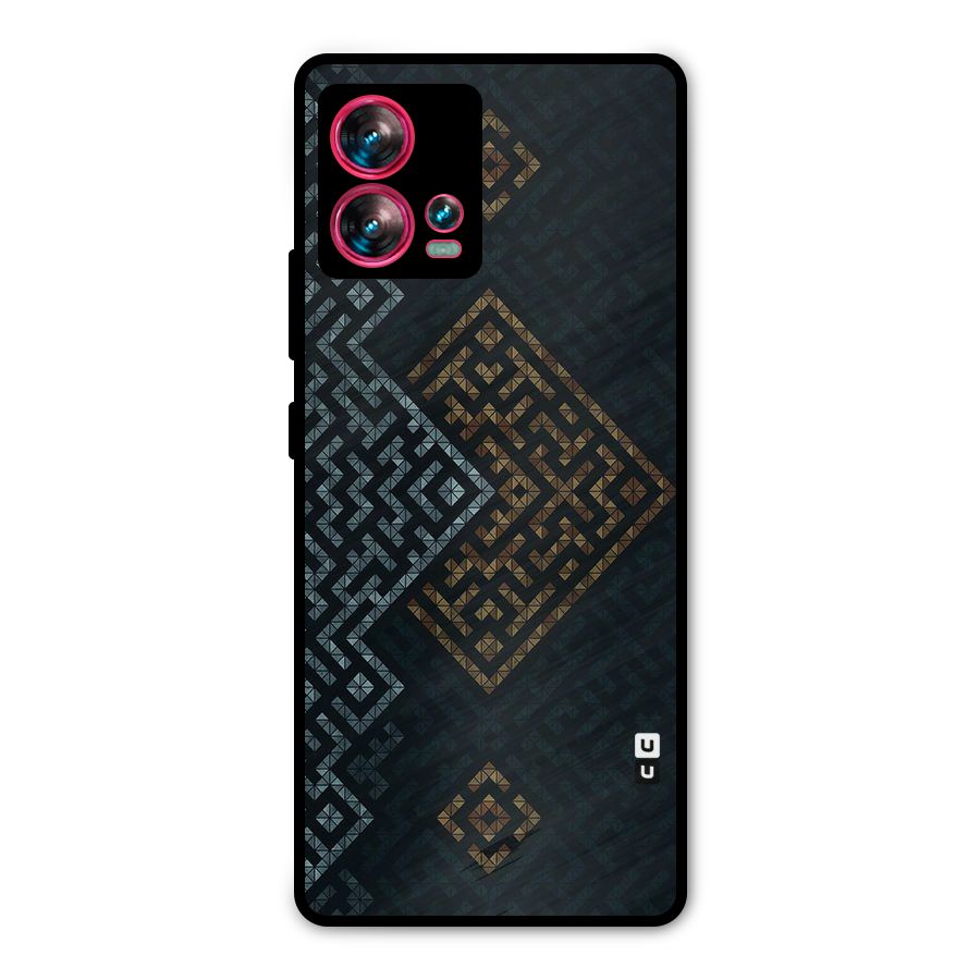 Smart Maze Metal Back Case for Motorola Edge 30 Fusion