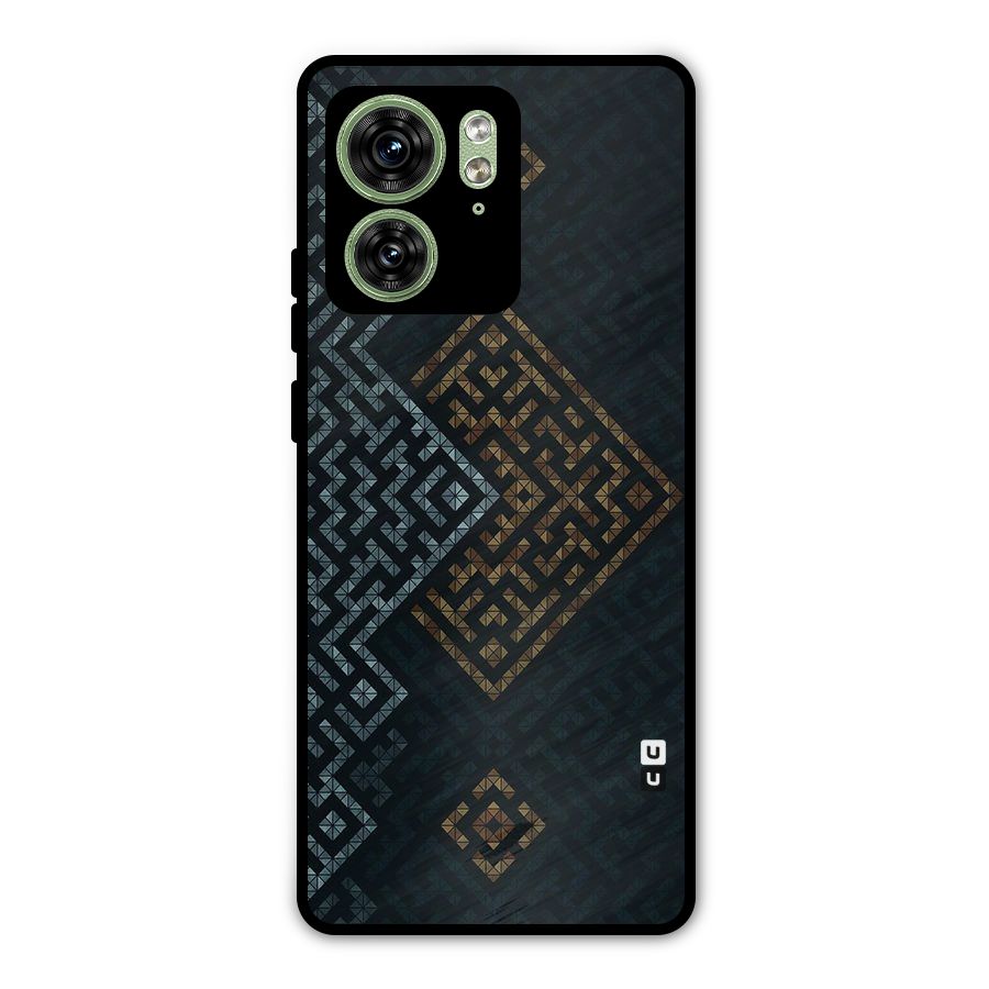 Smart Maze Metal Back Case for Motorola Edge 40 5G