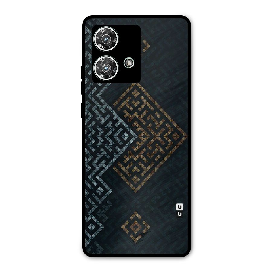 Smart Maze Metal Back Case for Motorola Edge 40 Neo