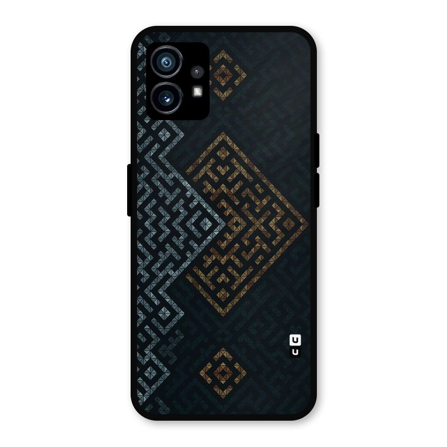 Smart Maze Metal Back Case for Nothing Phone 1