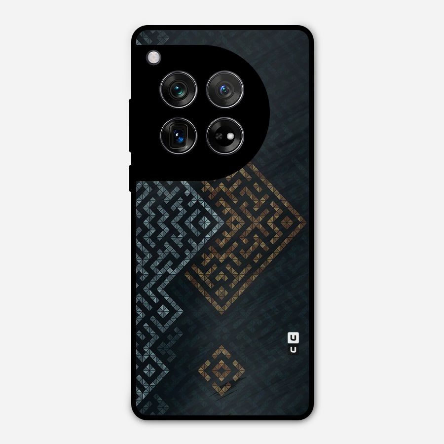Smart Maze Metal Back Case for OnePlus 12