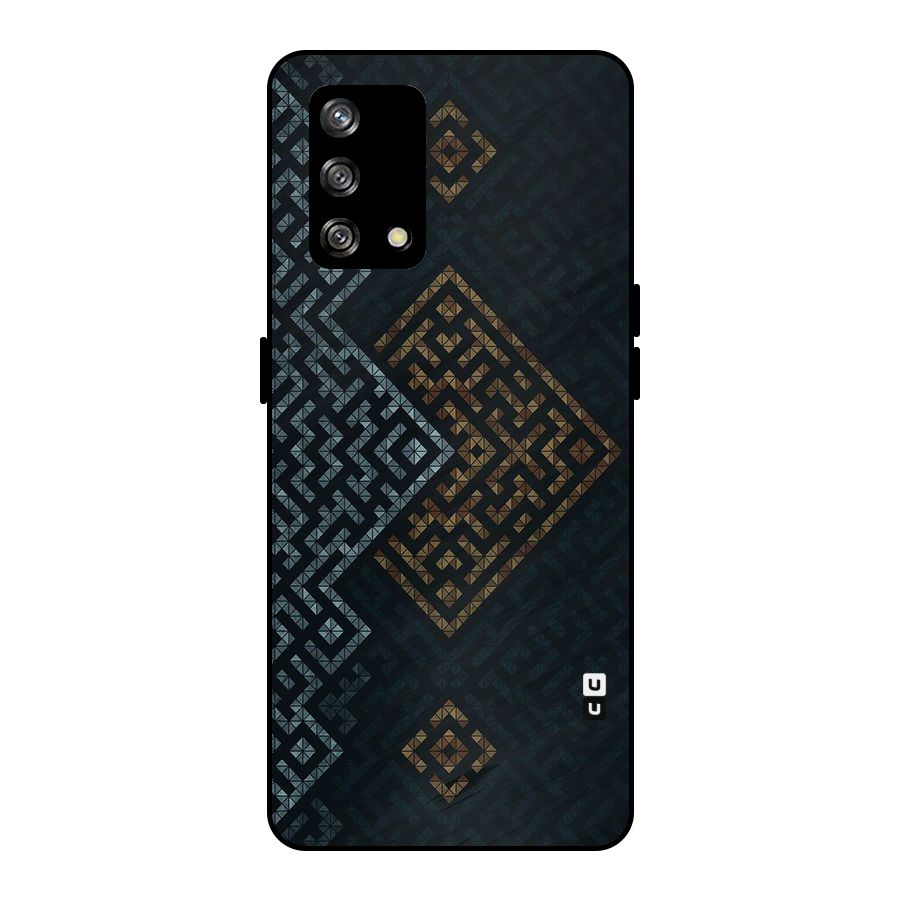 Smart Maze Metal Back Case for Oppo F19