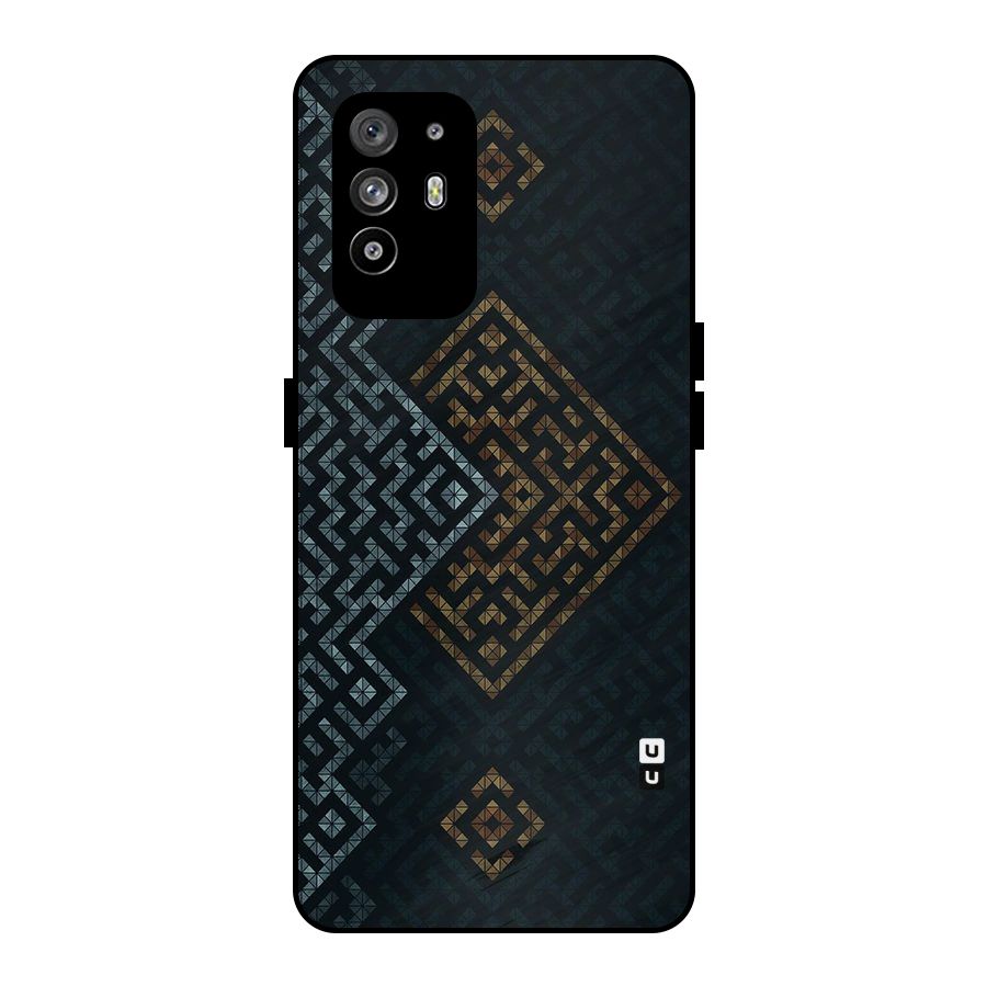 Smart Maze Metal Back Case for Oppo F19 Pro Plus 5G