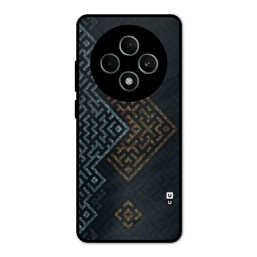Smart Maze Metal Back Case for Oppo F27