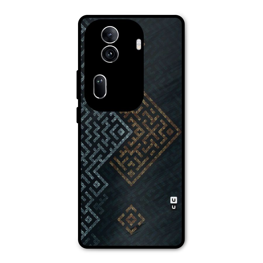 Smart Maze Metal Back Case for Oppo Reno11 Pro 5G