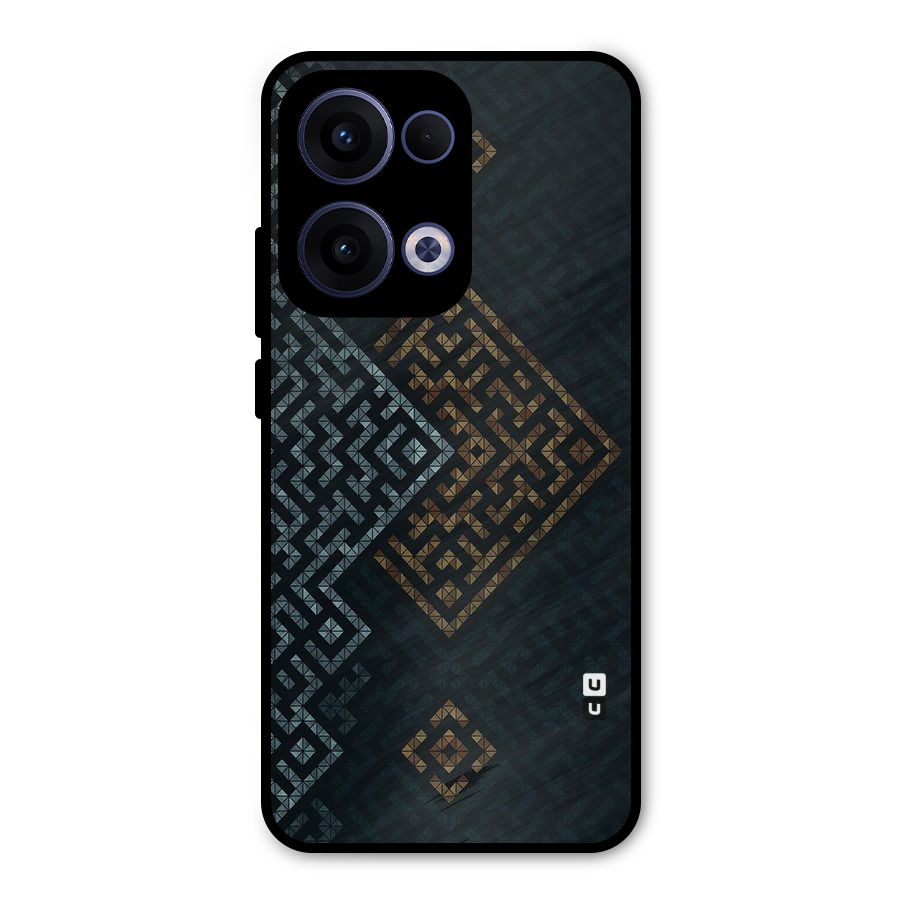Smart Maze Metal Back Case for Oppo Reno13