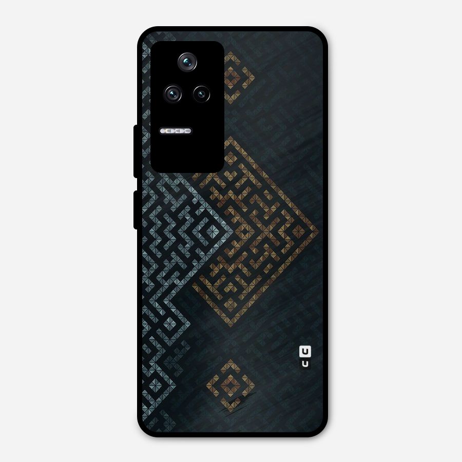 Smart Maze Metal Back Case for Poco F4 5G