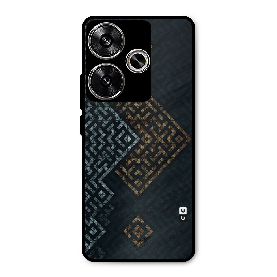 Smart Maze Metal Back Case for Poco F6