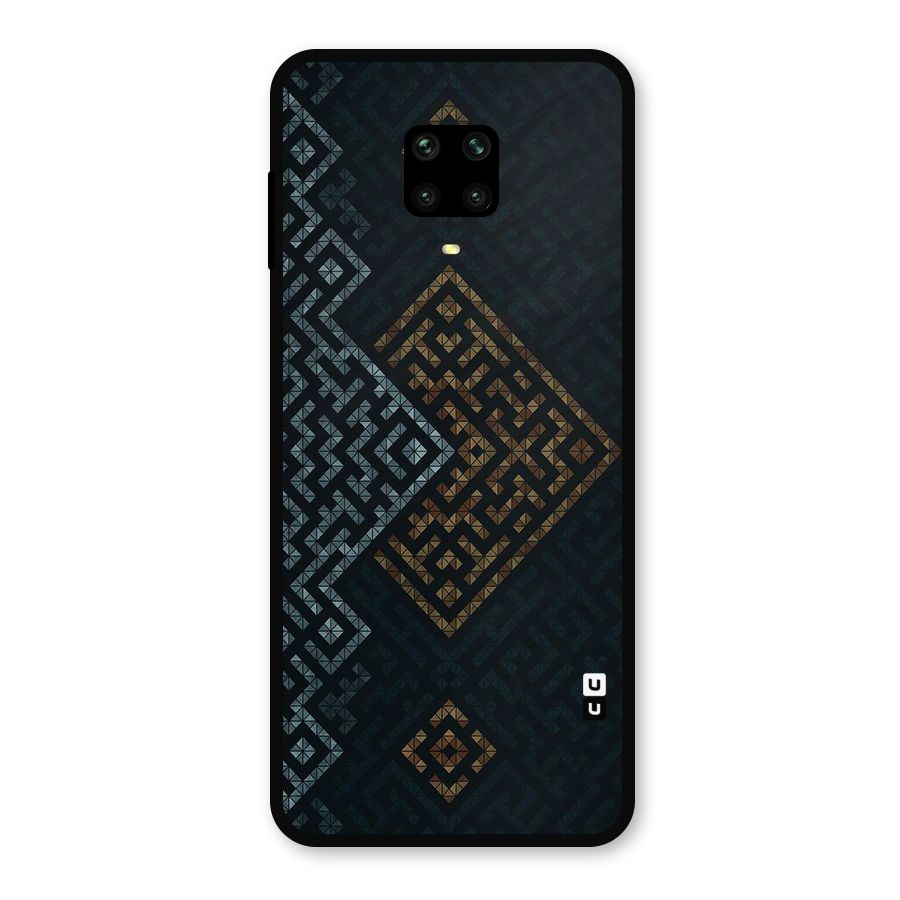 Smart Maze Metal Back Case for Poco M2 Pro