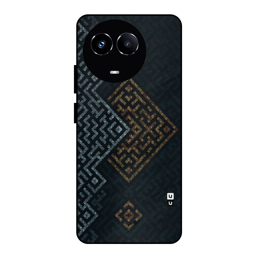 Smart Maze Metal Back Case for Realme 11 5G