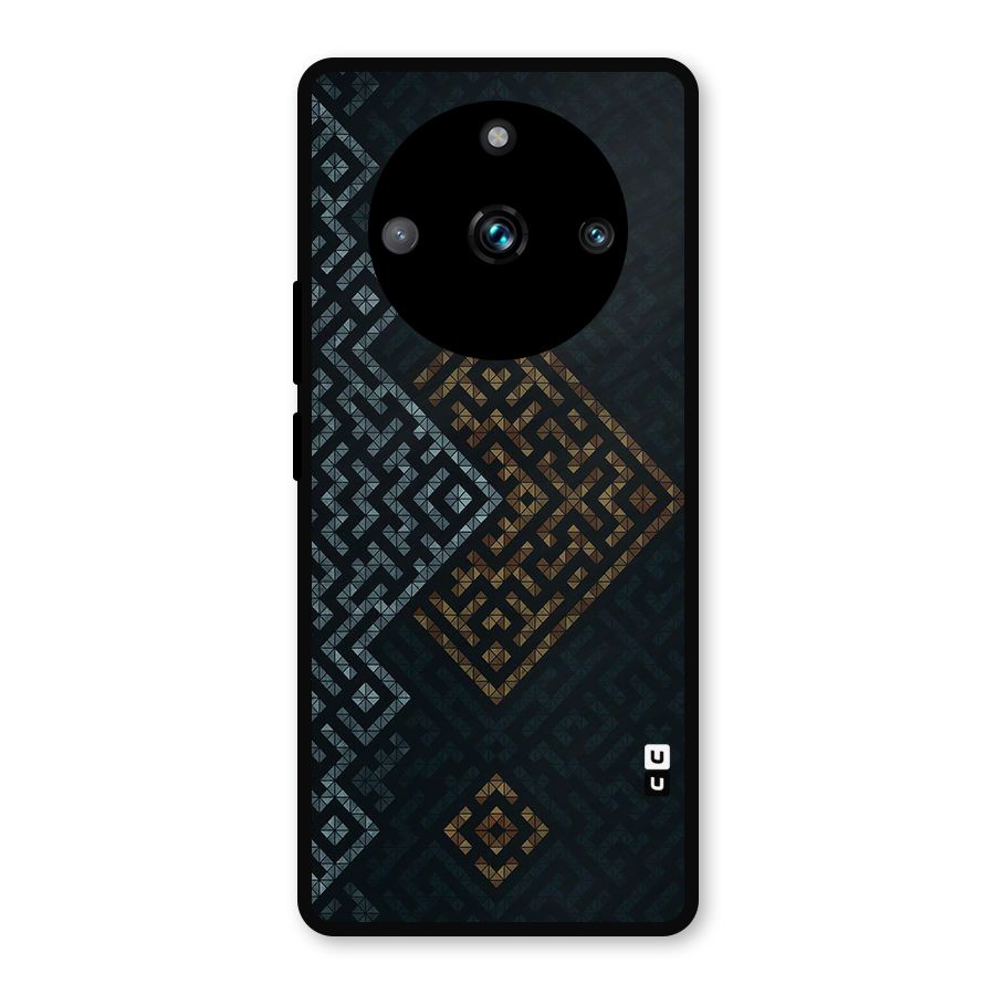 Smart Maze Metal Back Case for Realme 11 Pro Plus