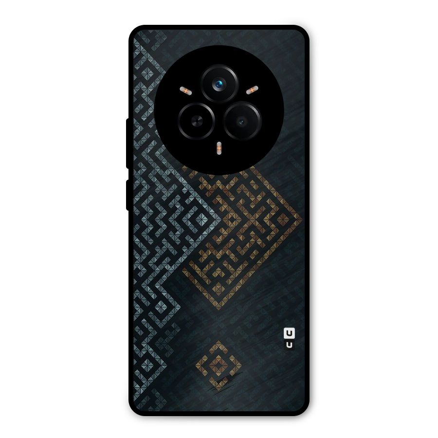Smart Maze Metal Back Case for Realme 14 Pro