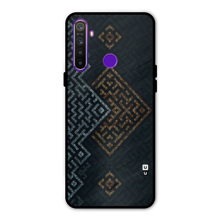 Smart Maze Metal Back Case for Realme 5