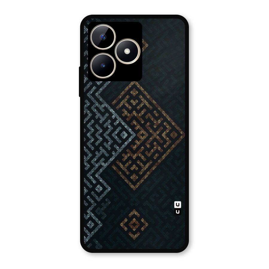Smart Maze Metal Back Case for Realme C53