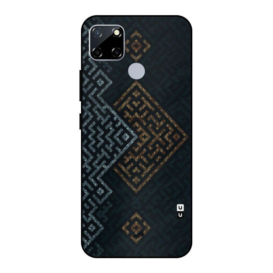 Smart Maze Metal Back Case for Realme Narzo 30A