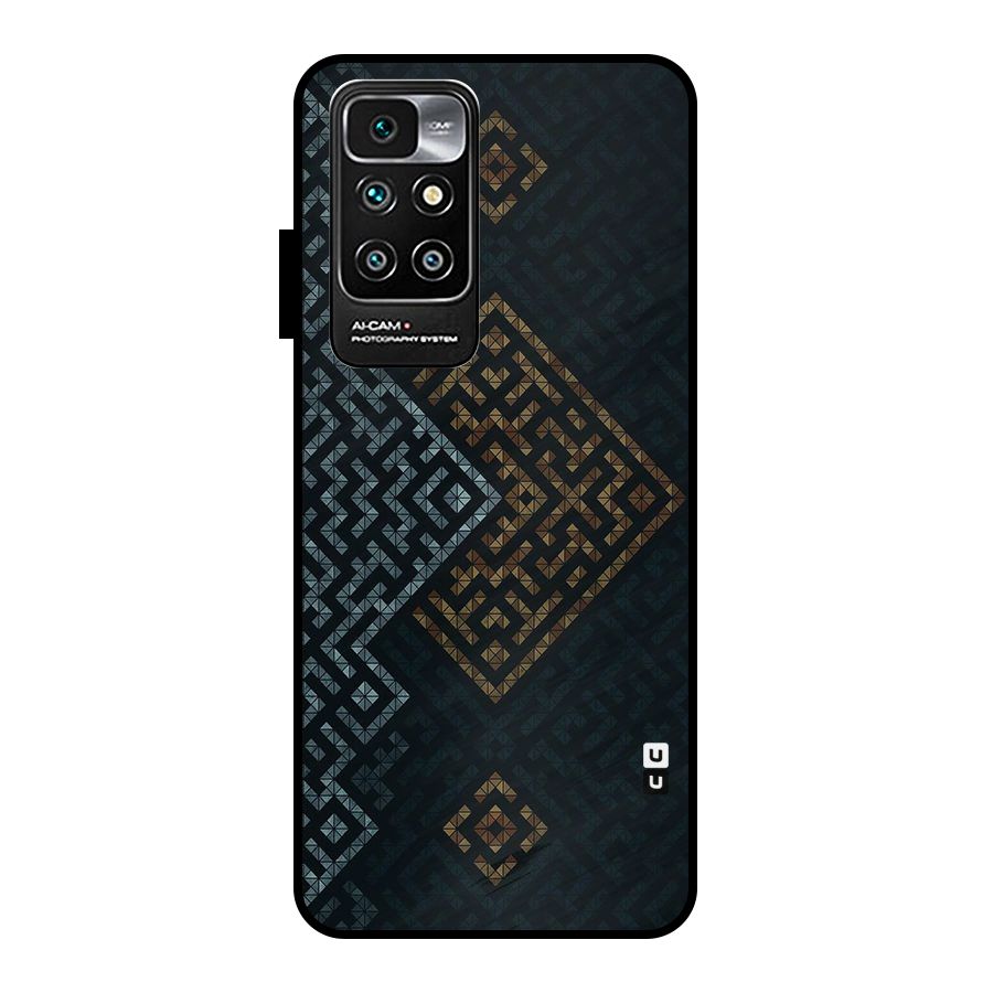 Smart Maze Metal Back Case for Redmi 10 Prime