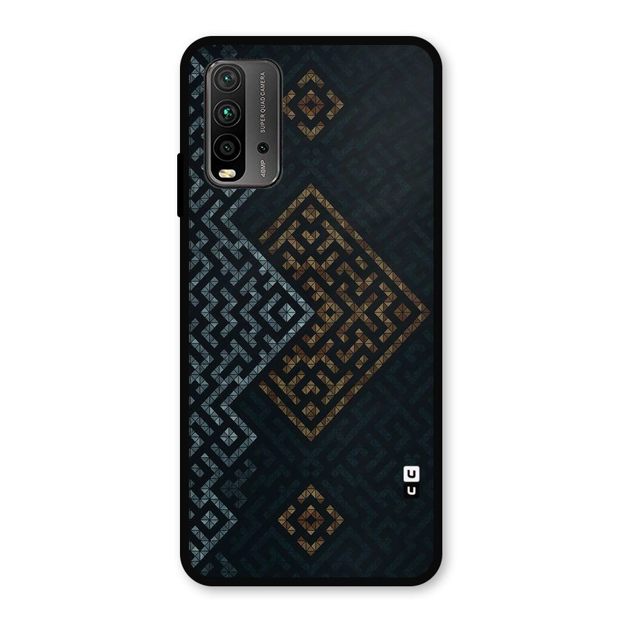 Smart Maze Metal Back Case for Redmi 9 Power