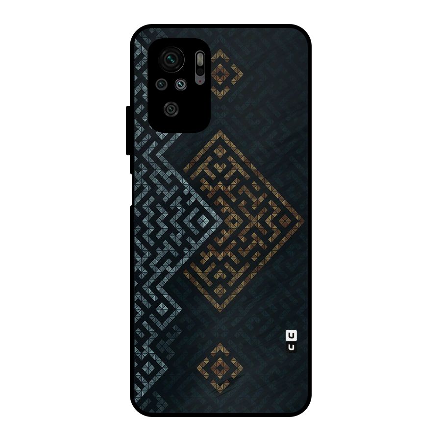 Smart Maze Metal Back Case for Redmi Note 10S