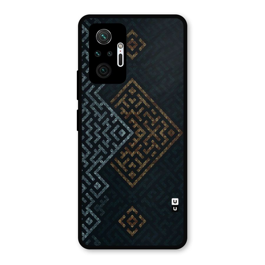Smart Maze Metal Back Case for Redmi Note 10 Pro