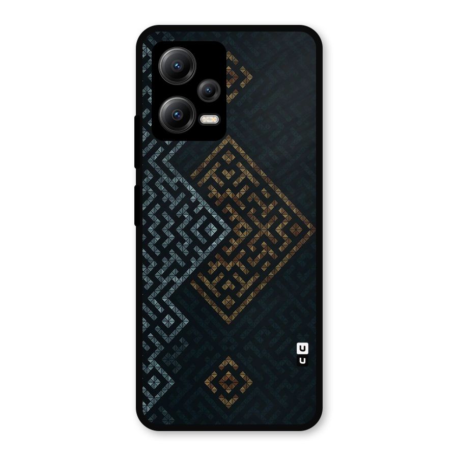 Smart Maze Metal Back Case for Redmi Note 12 5G