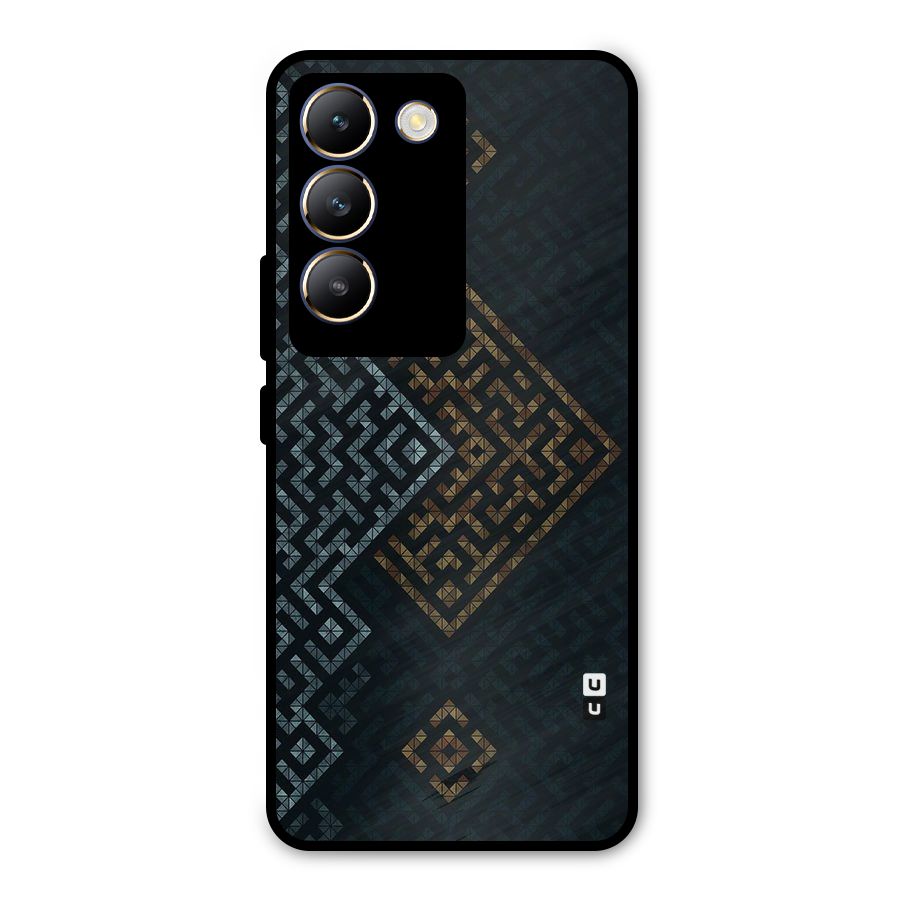 Smart Maze Metal Back Case for Vivo T3 5G