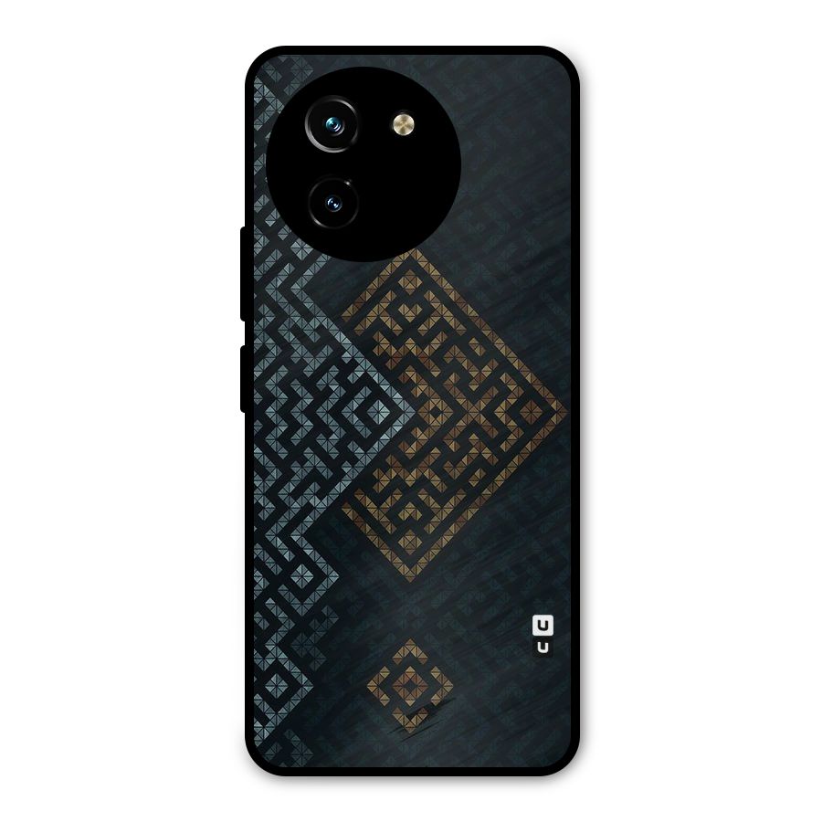 Smart Maze Metal Back Case for Vivo T3x