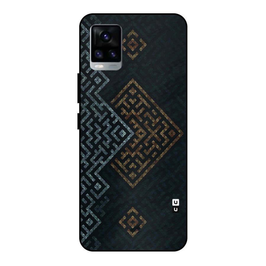 Smart Maze Metal Back Case for Vivo V20 2021