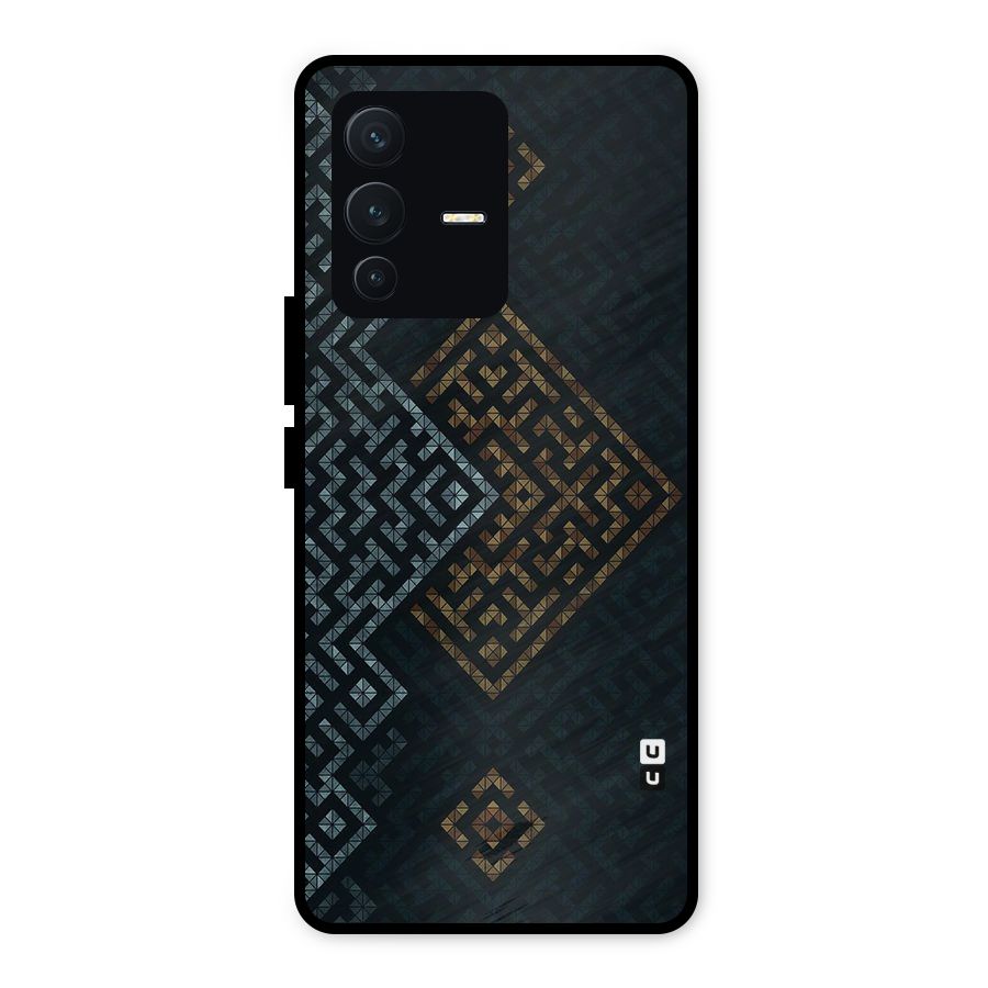 Smart Maze Metal Back Case for Vivo V23 5G