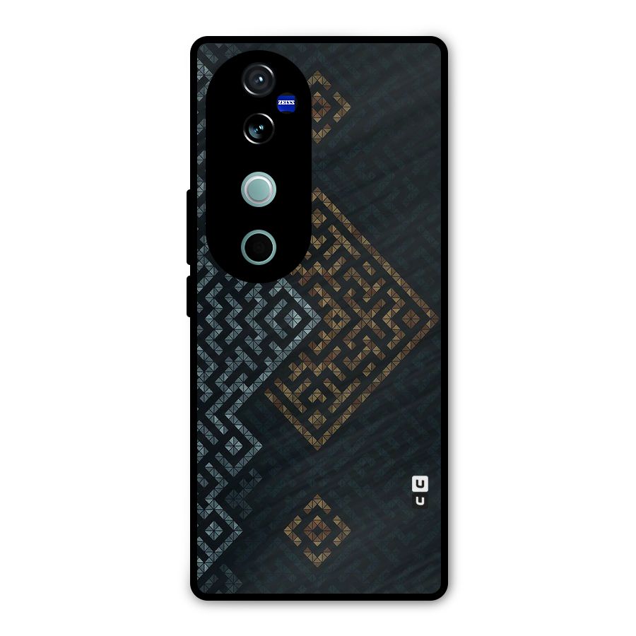 Smart Maze Metal Back Case for Vivo V40