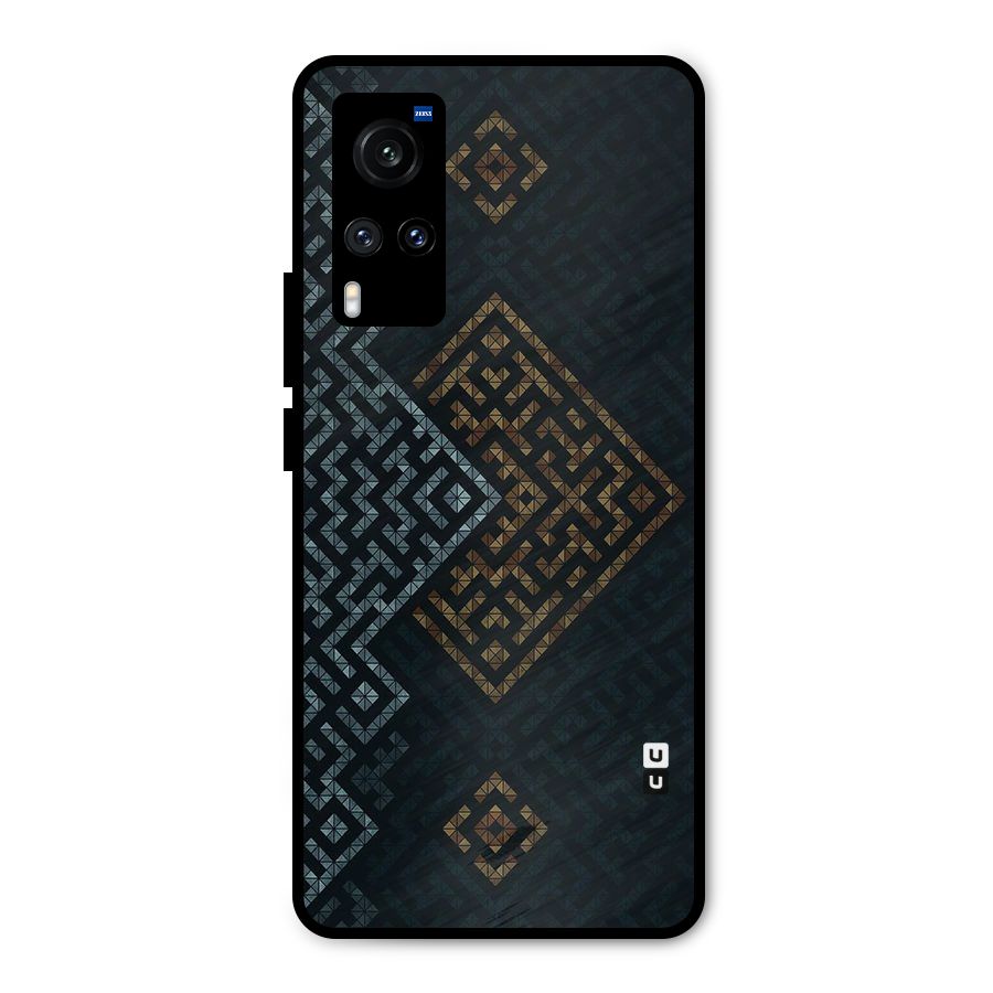 Smart Maze Metal Back Case for Vivo X60