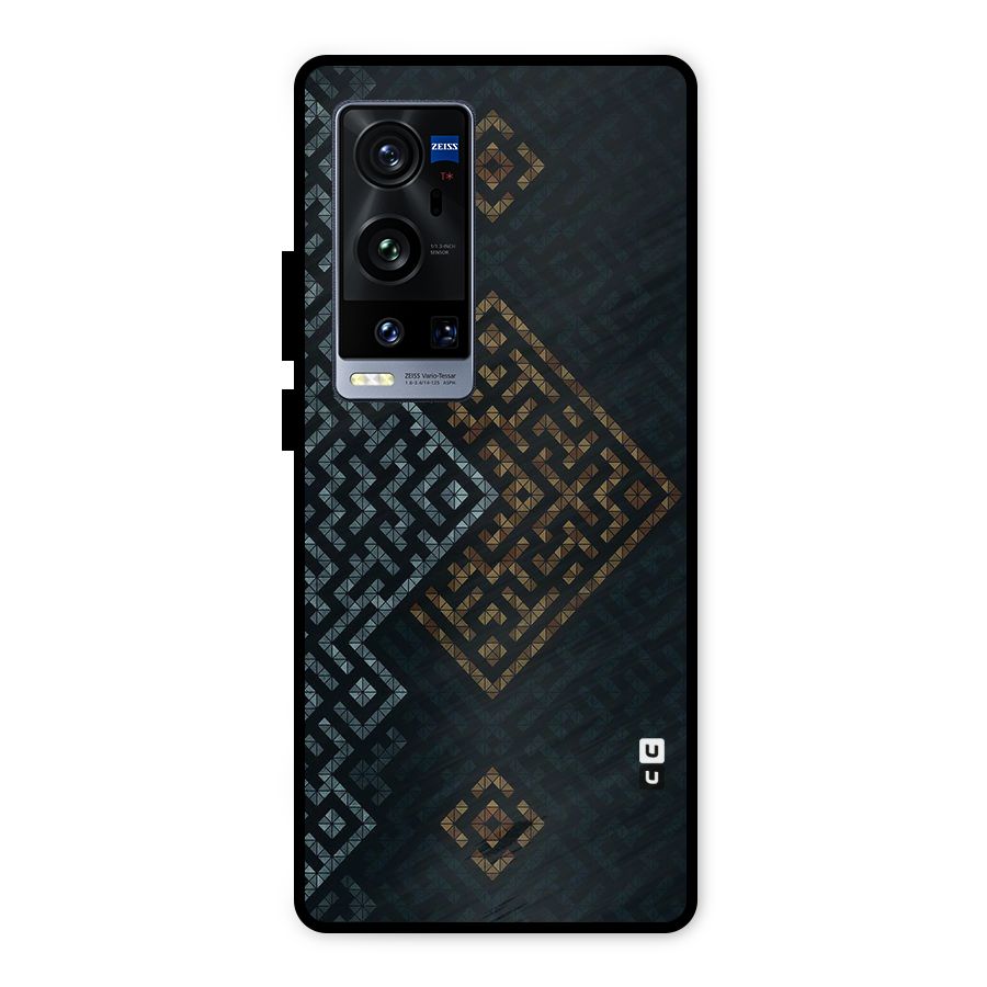 Smart Maze Metal Back Case for Vivo X60 Pro Plus