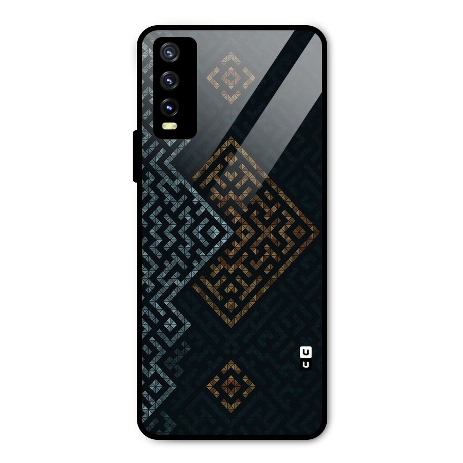 Smart Maze Metal Back Case for Vivo Y20
