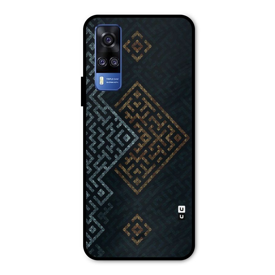 Smart Maze Metal Back Case for Vivo Y31