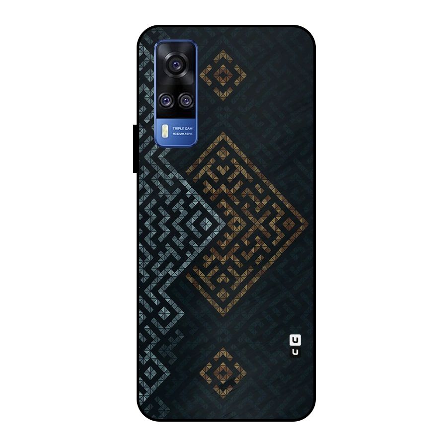 Smart Maze Metal Back Case for Vivo Y51