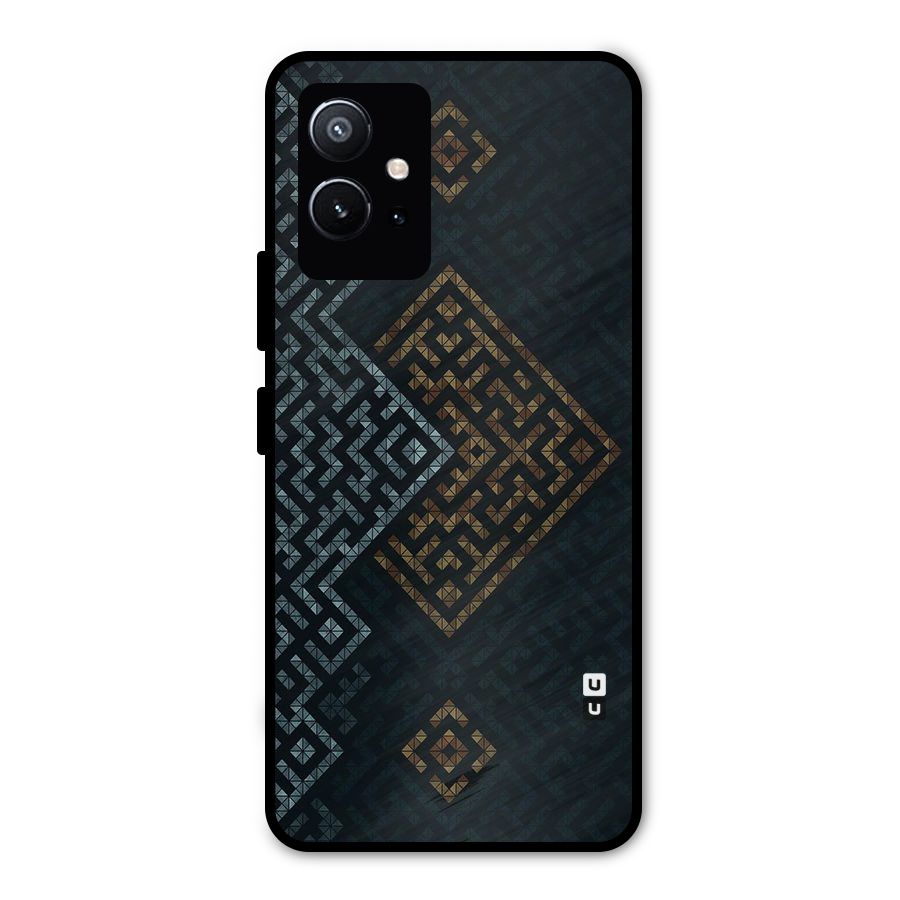 Smart Maze Metal Back Case for Vivo Y75 5G